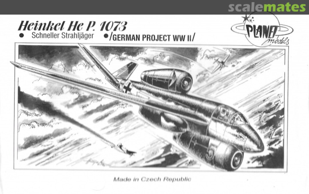 Boxart Heinkel He P.1073 PLT018 Planet Models Boxart Heinkel He P.1073 PLT018 Planet Models