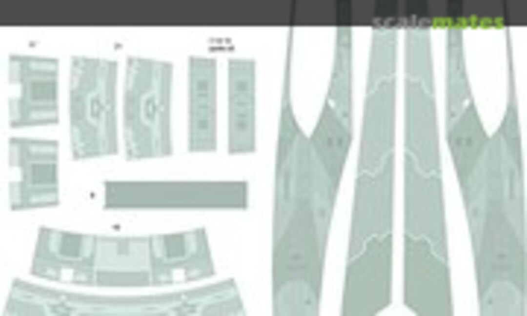 1:350 Enterprise Refit Strongback Decals (Acreation Models ACM 128) ACM 128