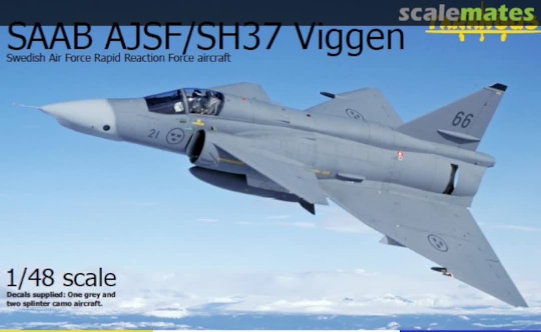 Boxart SAAB AJSF/SH37 Viggen TA4808 Tarangus