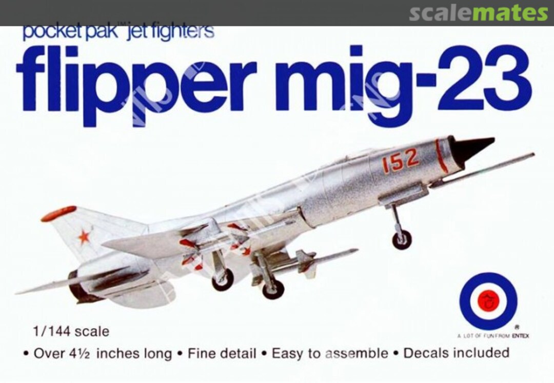 Boxart MiG-23 Flipper 8461F:59 Entex Industries Boxart MiG-23 Flipper 8461F:59 Entex Industries