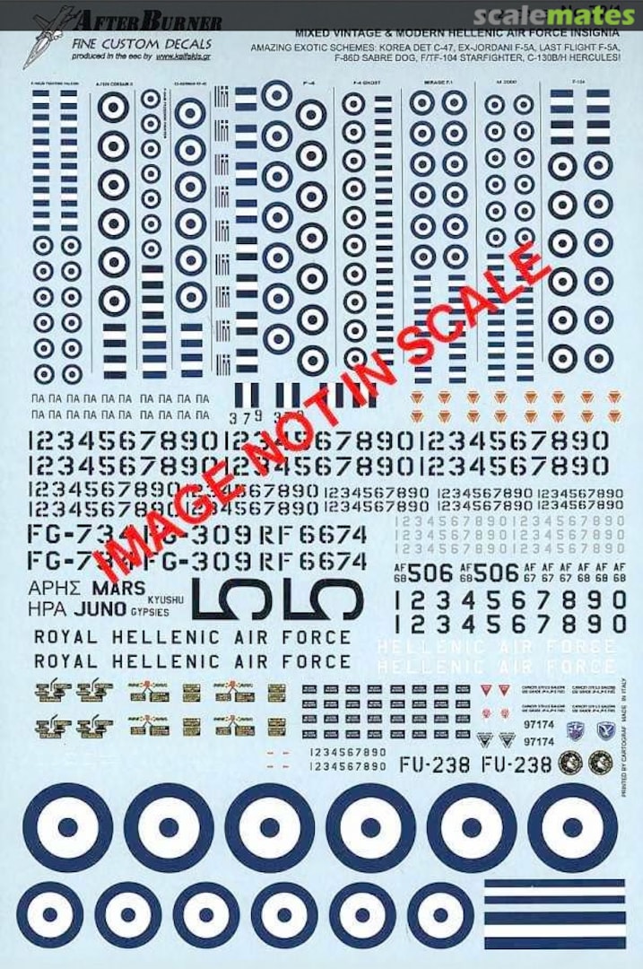 Boxart Mixed Vintage & Modern Hellenic Air Force Insignia 72/1 Kalfakis Hobbies Boxart Mixed Vintage & Modern Hellenic Air Force Insignia 72/1 Kalfakis Hobbies