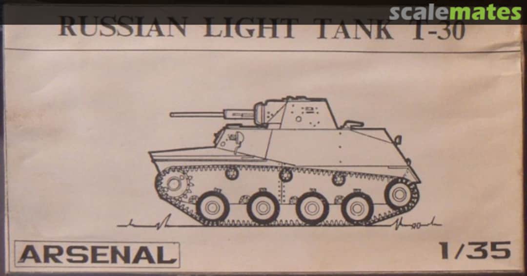 Boxart Russian Light Tank T-30 unknown Arsenal (RU) Boxart Russian Light Tank T-30 unknown Arsenal (RU)