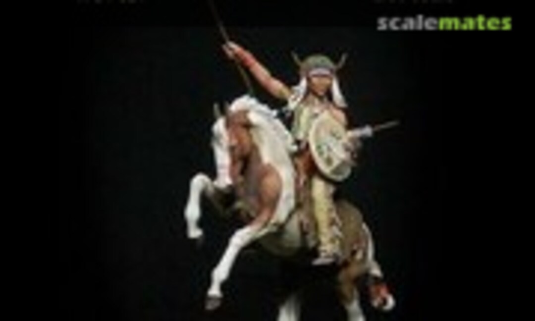 54mm Cheyenne Warrior (Altores Studio H-54-024) H-54-024