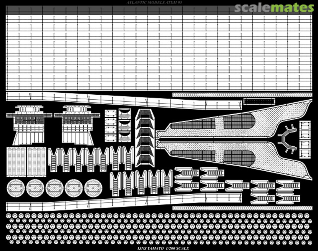 Boxart IJN Yamato supplementary set ATEMisc 04 Atlantic Models Boxart IJN Yamato supplementary set ATEMisc 04 Atlantic Models