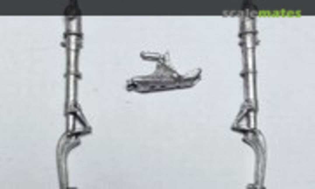 1:48 A6M2 Zero Fighter Type21(A) metal landing gear set (UPWiND 48198) 48198