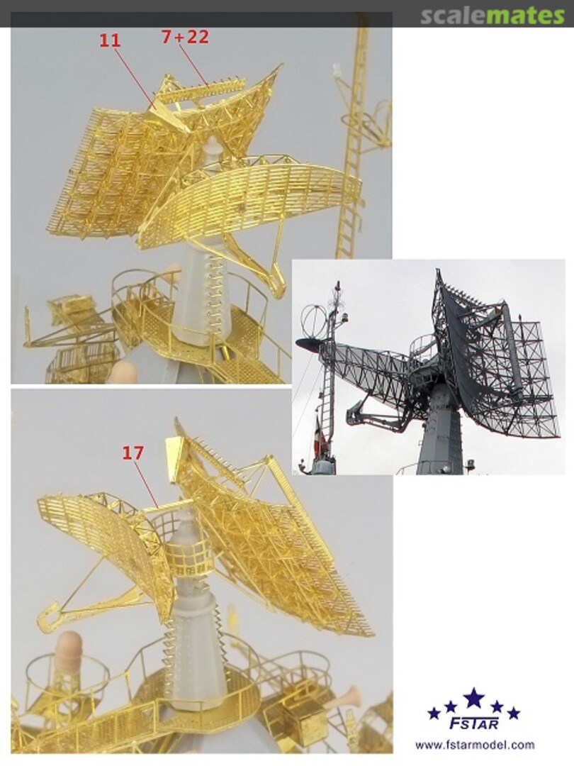 Boxart MR-700 (Top Steer) Three-Dimensional Radar FS350104 Five Star Model