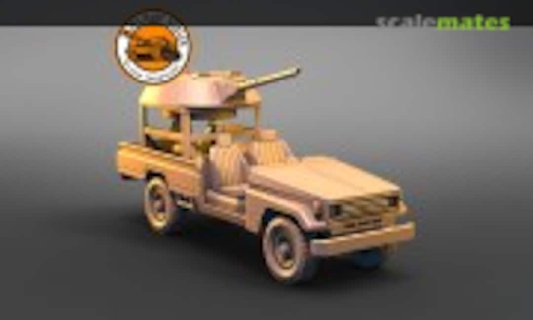 1:72 Toyota Land Cruiser Turret (Military Scales PMI141.3B)