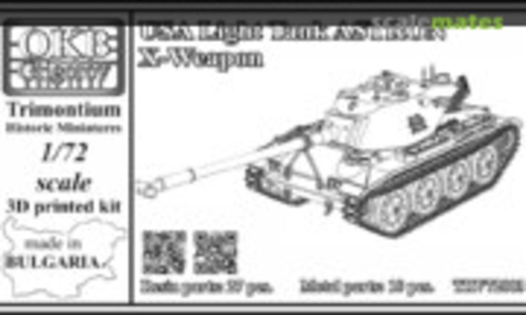 1:72 USA Light Tank ASTRON X-Weapon (OKB Grigorov TRV72003) TRV72003