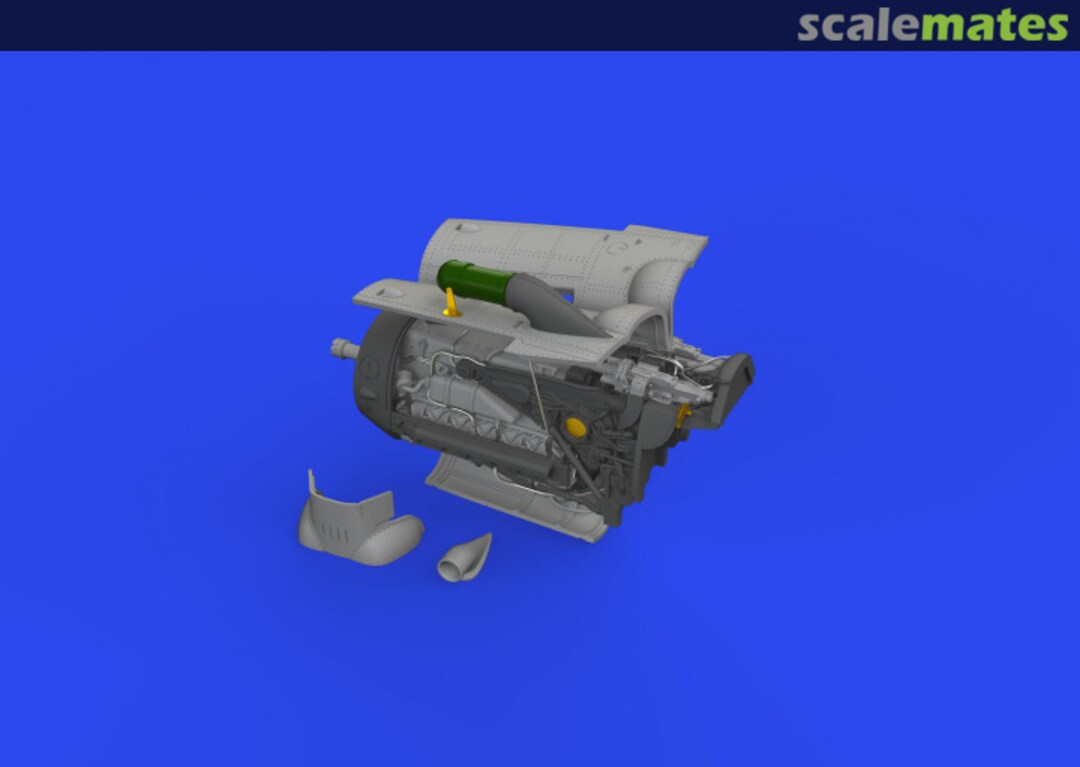 Boxart Bf 109G-6 Engine PRINT EDUARD 672352 Eduard Boxart Bf 109G-6 Engine PRINT EDUARD 672352 Eduard