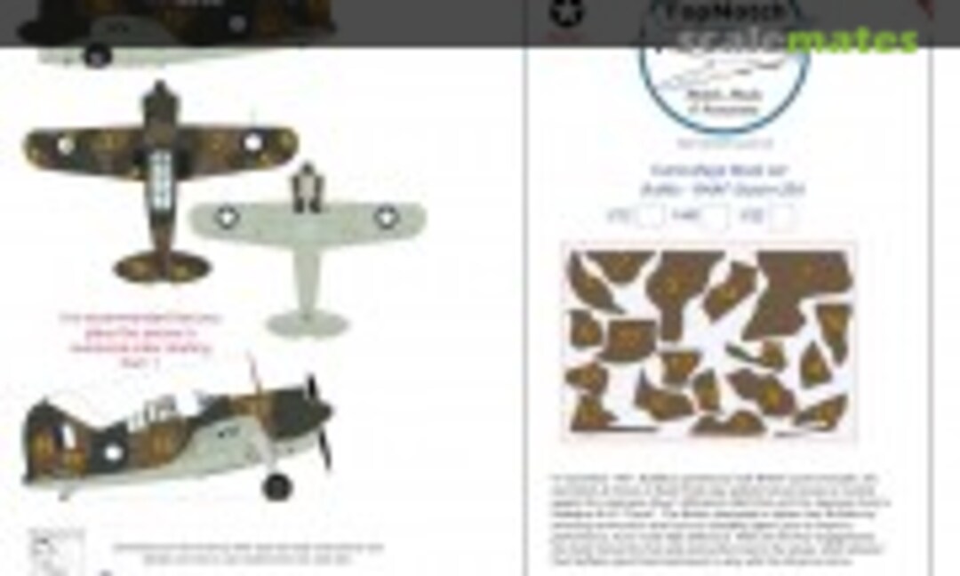 1:48 Brewster Buffalo - RAF-Dutch-USA (TopNotch TNM48-M195) TNM48-M195