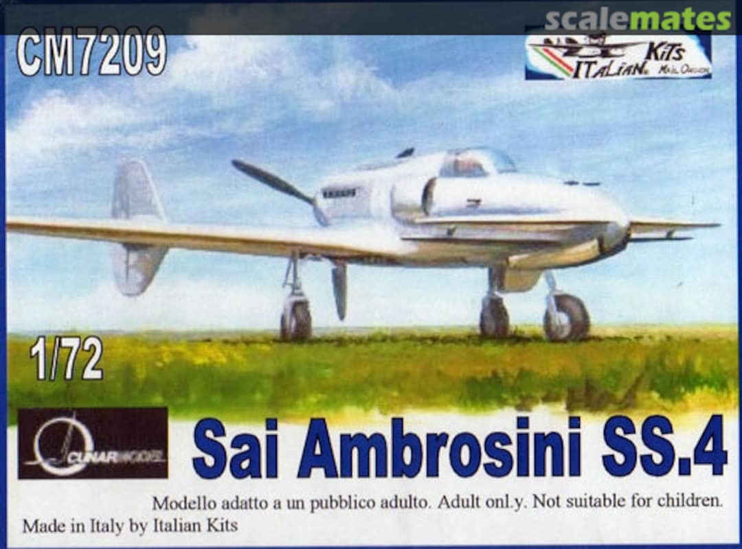 Boxart SAI Ambrosini SS.4 CM7209 Cunarmodel Boxart SAI Ambrosini SS.4 CM7209 Cunarmodel