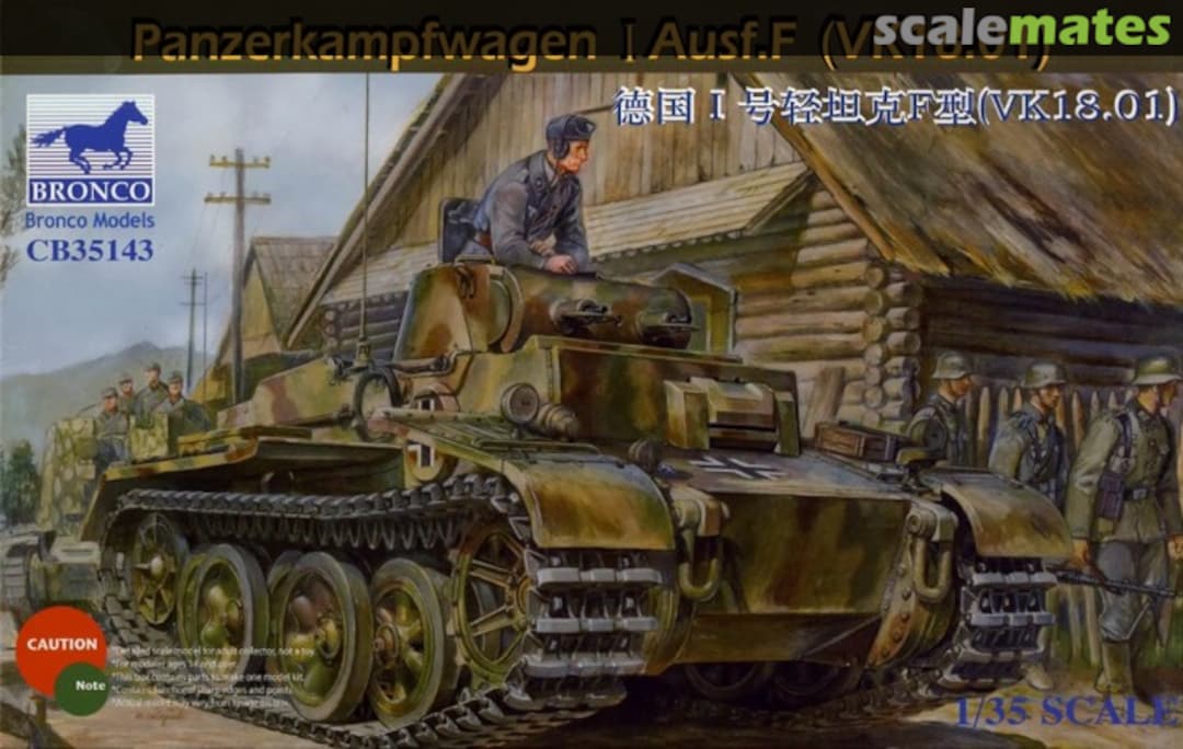Boxart Panzerkampfwagen I Ausf.F CB35143 Bronco Boxart Panzerkampfwagen I Ausf.F CB35143 Bronco