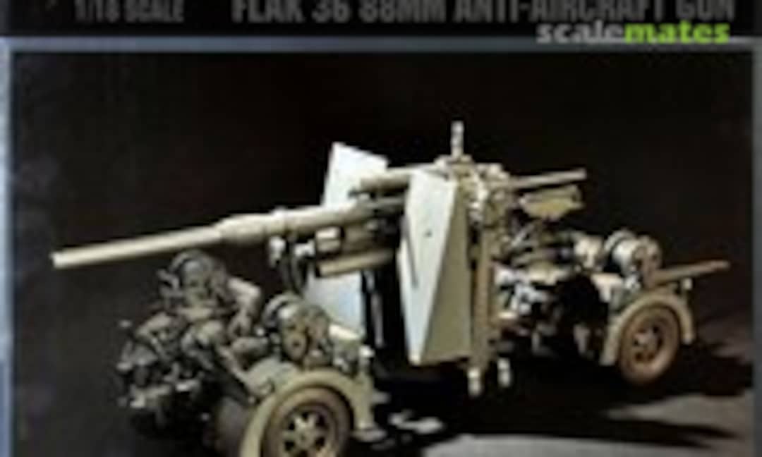 1:18 Flak 36 88mm Anti-Aircraft Gun (Merit International 61701) 61701