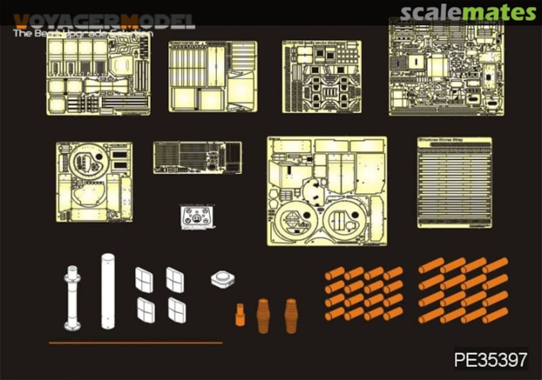 Boxart HUMVEE M1114 w/CIP/smoke discharger PE35397 Voyager Model Boxart HUMVEE M1114 w/CIP/smoke discharger PE35397 Voyager Model