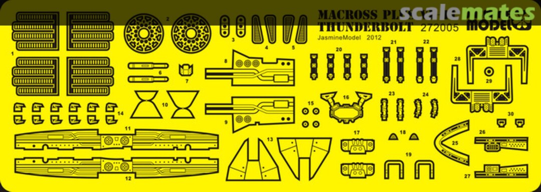 Boxart MACROSS PLUS VF-11 Thunderbolt 272005 Jasmine Model JASModel Boxart MACROSS PLUS VF-11 Thunderbolt 272005 Jasmine Model JASModel