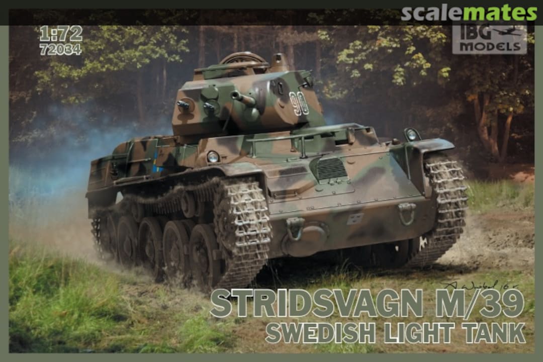 Boxart Stridsvagn m/39 72034 IBG Models Boxart Stridsvagn m/39 72034 IBG Models