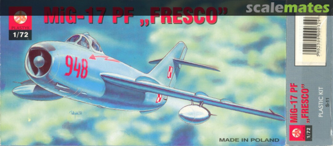 Boxart MiG-17 PF „Fresco" S-11 ZTS Plastyk Boxart MiG-17 PF „Fresco" S-11 ZTS Plastyk
