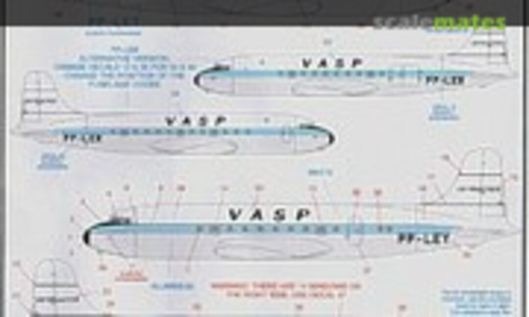 1:144 Douglas DC-4 VASP (LPS Hobby LPS144-12) LPS144-12