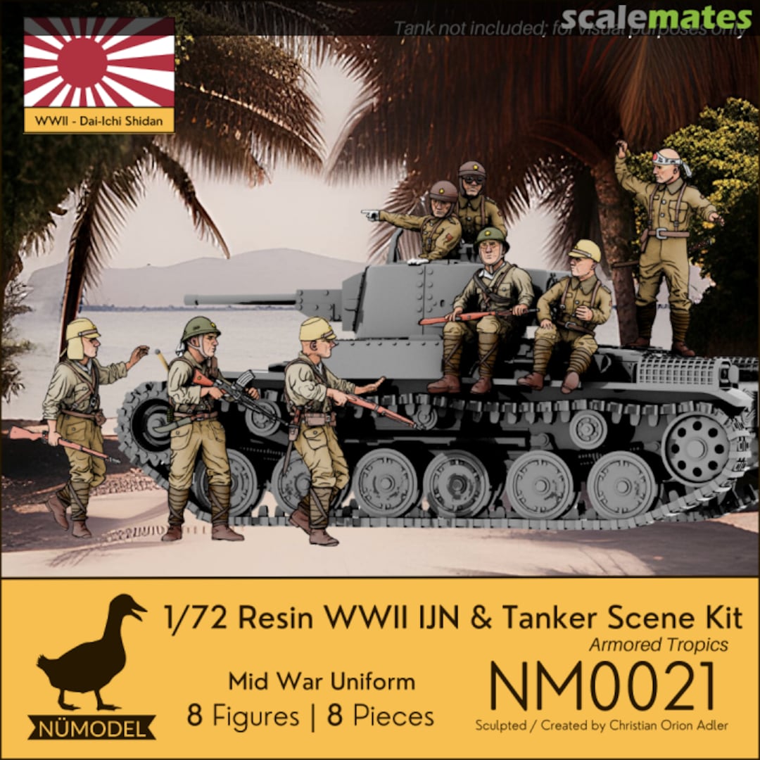Boxart WWII IJN & Tanker Scene Kit "Armored Tropics" NM0021 NUMODEL Boxart WWII IJN & Tanker Scene Kit "Armored Tropics" NM0021 NUMODEL