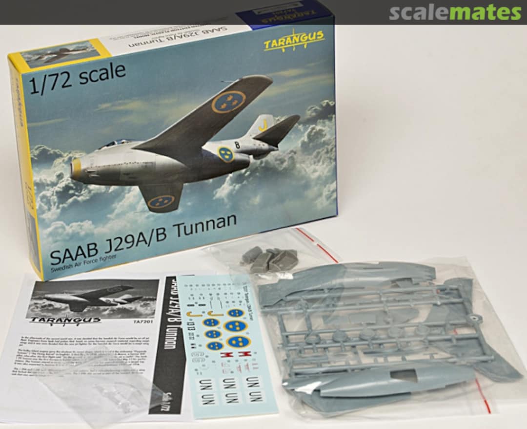 Contents SAAB J29A/B Tunnan TA7201 Tarangus