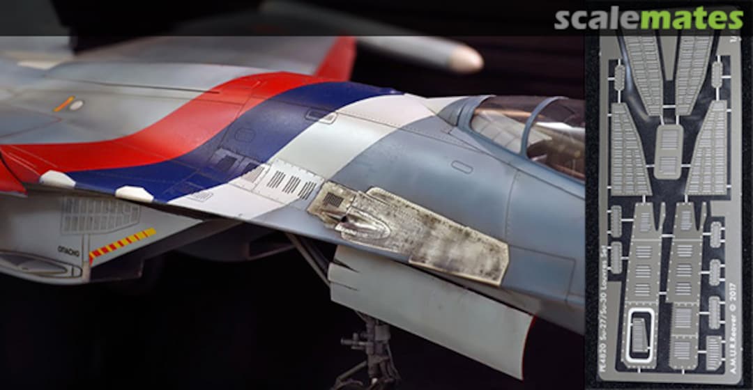 Boxart Su-27/30 Flanker - Louvres and Meshes Set PE4820 A.M.U.R. Reaver Boxart Su-27/30 Flanker - Louvres and Meshes Set PE4820 A.M.U.R. Reaver