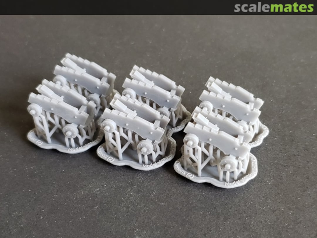 Boxart Carriages for 9-pounder Cannons, long-pattern (set of 6) 72-carriages 9# RN-6 Model Monkey Boxart Carriages for 9-pounder Cannons, long-pattern (set of 6) 72-carriages 9# RN-6 Model Monkey