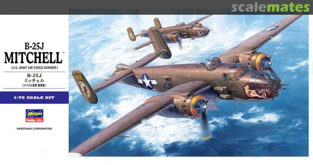 Boxart B-25J Mitchell 00546 Hasegawa