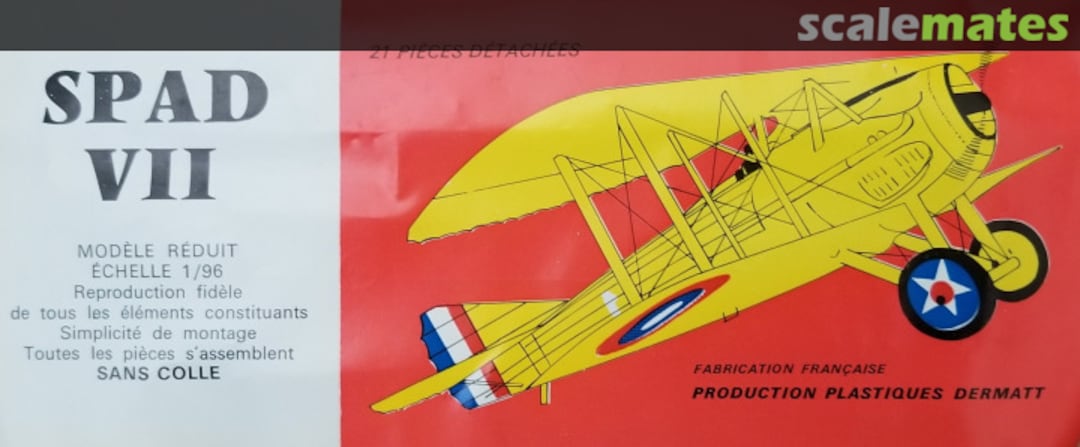 Boxart SPAD VII M3 Plastiques Dermatt Boxart SPAD VII M3 Plastiques Dermatt
