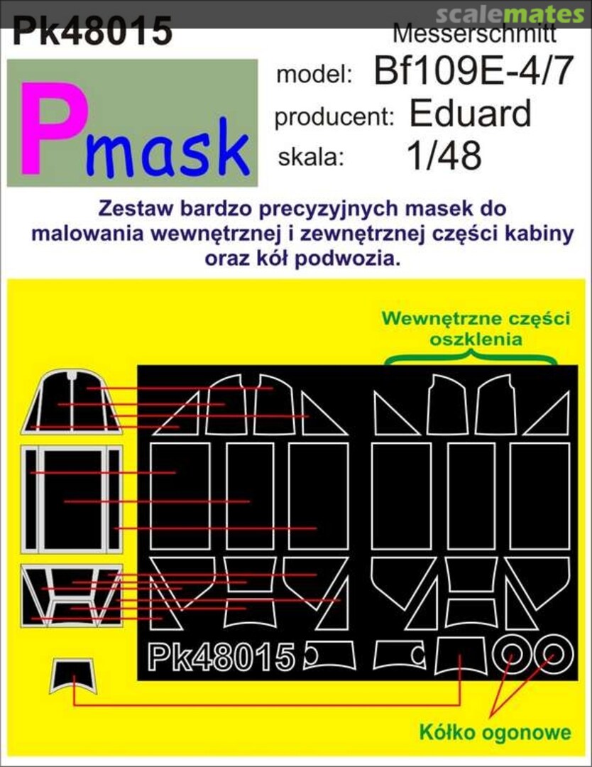Boxart Messerschmitt Bf109E-4/7 PK48015 Pmask Boxart Messerschmitt Bf109E-4/7 PK48015 Pmask