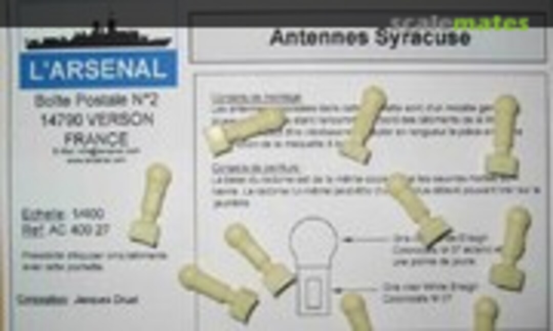 1:400 Antennes Syracuse (L'Arsenal AC 400 27) AC 400 27