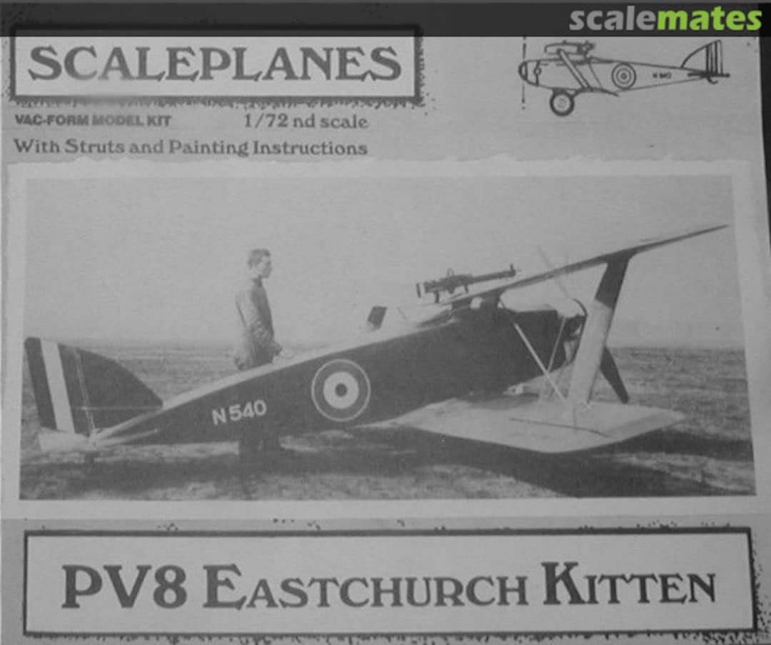 Boxart PV8 Eastchurch Kitten ScalePlanes Boxart PV8 Eastchurch Kitten ScalePlanes