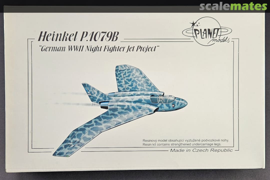 Boxart Heinkel P.1079B PLT174 Planet Models Boxart Heinkel P.1079B PLT174 Planet Models