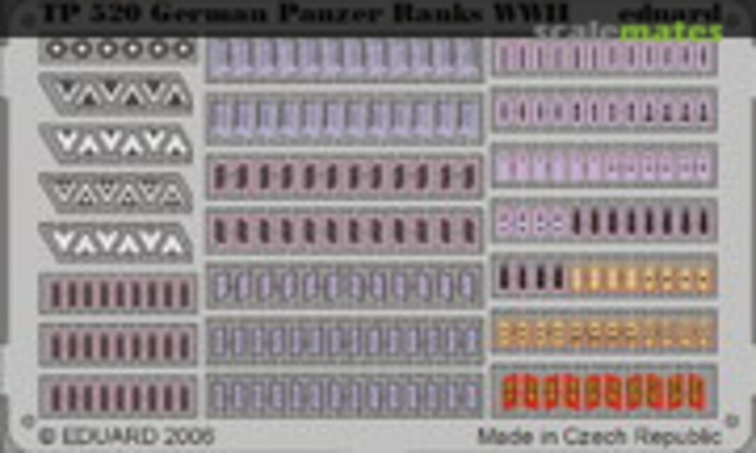 1:35 Panzer Ranks (Eduard TP520) TP520