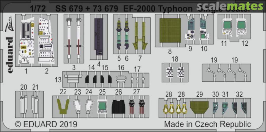 Boxart EF-2000 Typhoon Single Seater SS679 Eduard