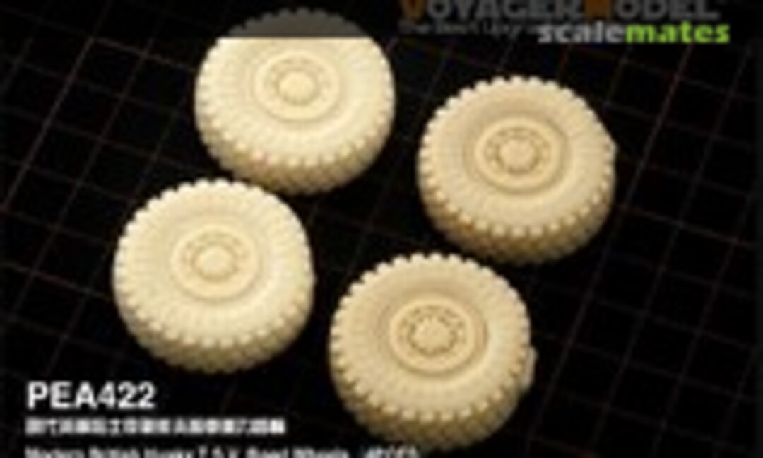 1:35 Modern British Husky T.S.V. Road Wheels(4PCES) (Voyager Model PEA422) PEA422