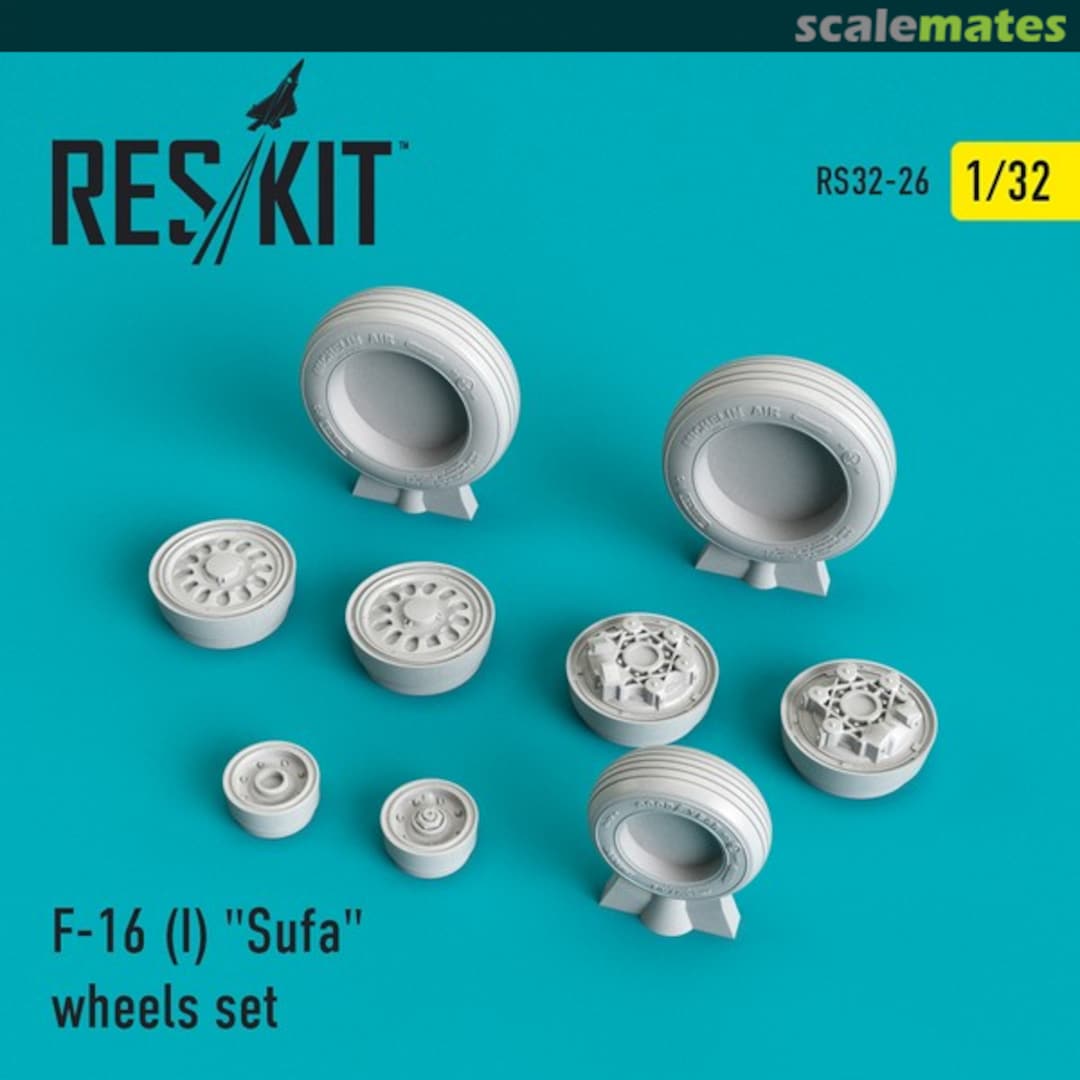 Boxart F-16I Sufa wheels set RS32-0026 ResKit Boxart F-16I Sufa wheels set RS32-0026 ResKit