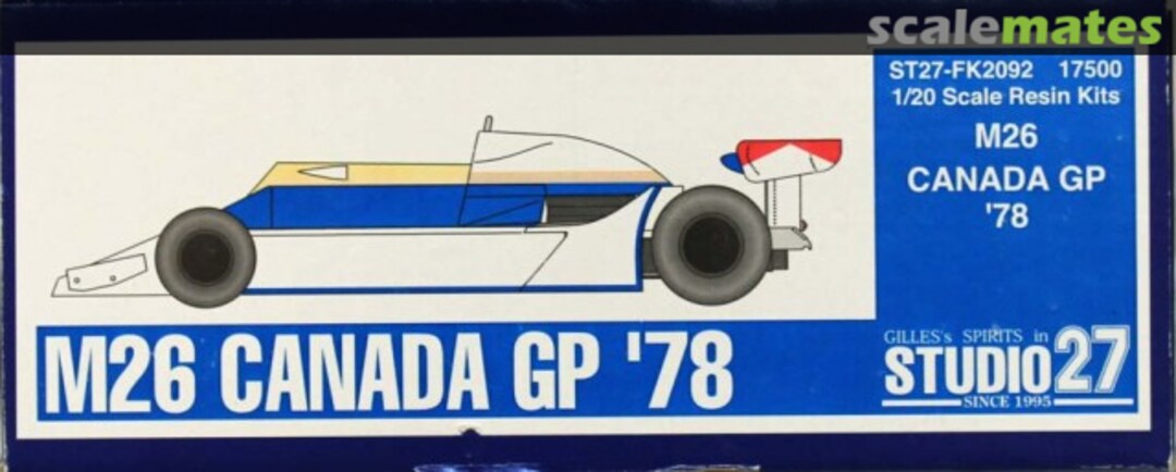 Boxart McLaren M26 ST27-FK2092 Studio27