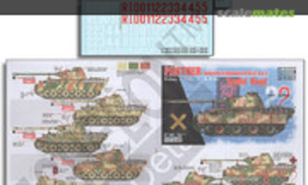 1:35 31. Pz.Rgt., 5. Pz.Div. Panthers (Echelon Fine Details AXT351035) AXT351035