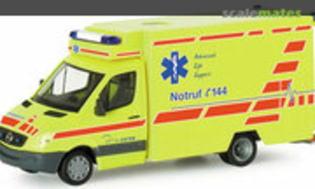 1:87 Mercedes Benz Sprinter RTW Spital Uster (Herpa 047784)