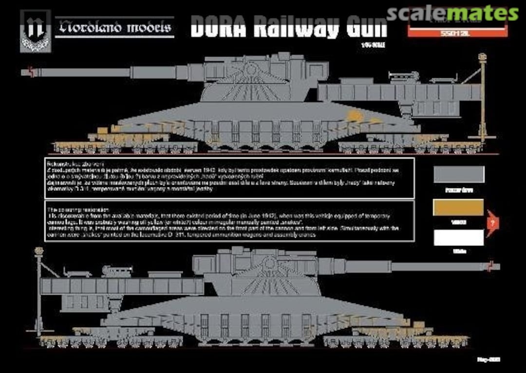 Boxart DORA Railway Gun 55 012L Nordland Models Boxart DORA Railway Gun 55 012L Nordland Models