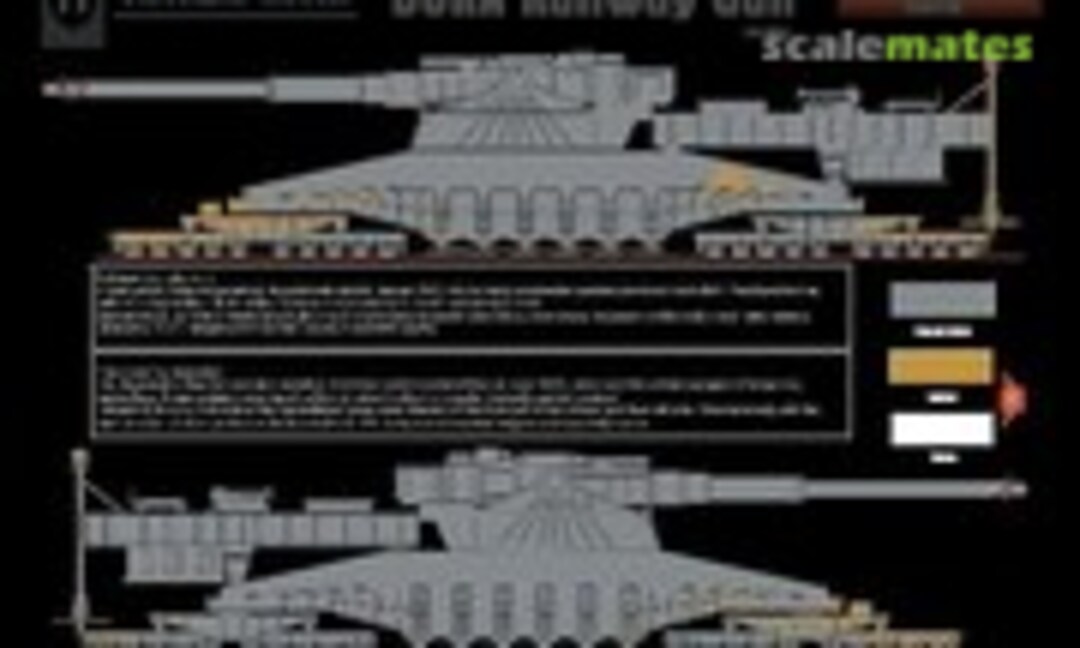 1:35 DORA Railway Gun (Nordland Models 55 012L) 55 012L