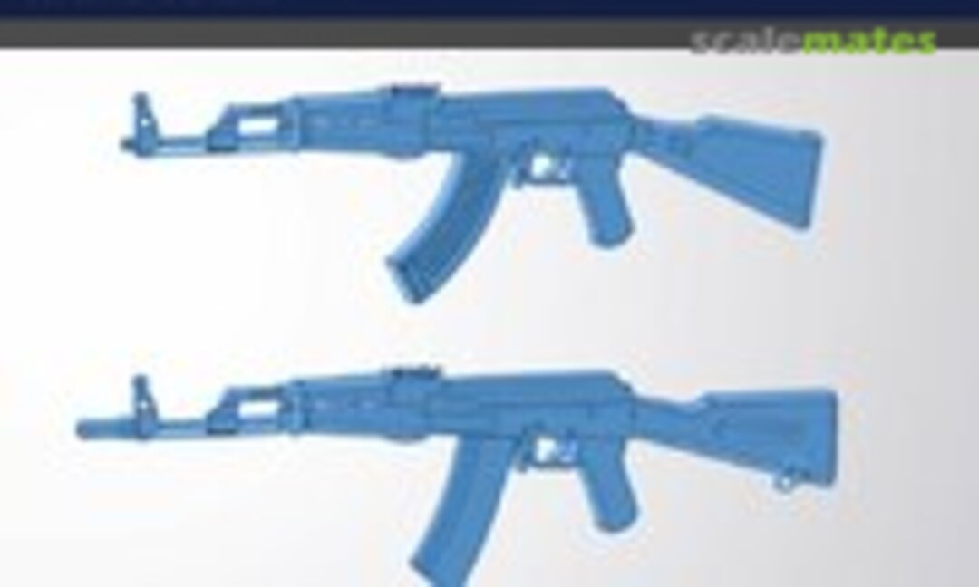 1:35 AK47 and AK74 set (3D MicroCosmos MC-35-108) MC-35-108