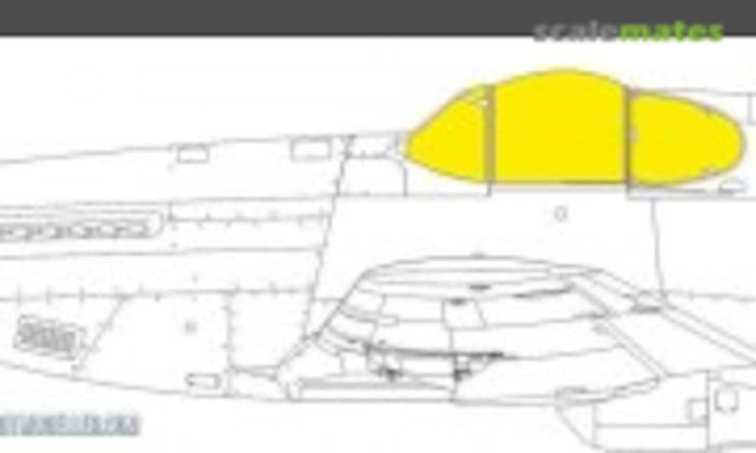 1:48 P-51B/C Malcolm Hood Canopy TFace (Eduard EX1037) EX1037