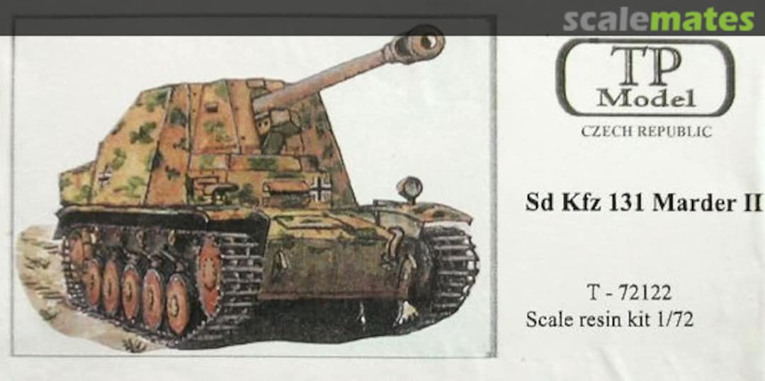 Boxart Sd Kfz 131 Marder II 72122 TP Model Boxart Sd Kfz 131 Marder II 72122 TP Model