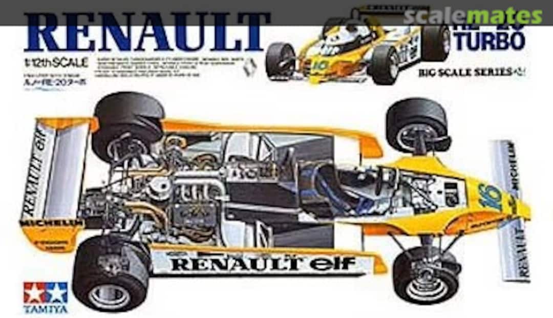 Boxart Renault RE 20 Turbo BS1226 Tamiya Boxart Renault RE 20 Turbo BS1226 Tamiya
