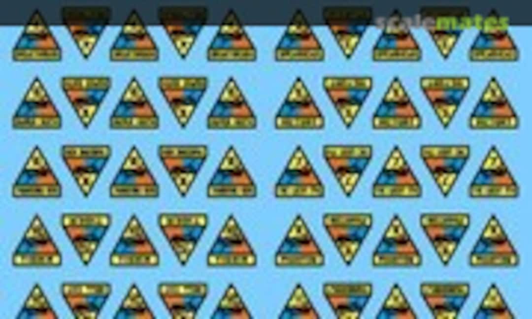 1:35 US armored division patches (Archer FG35019) FG35019