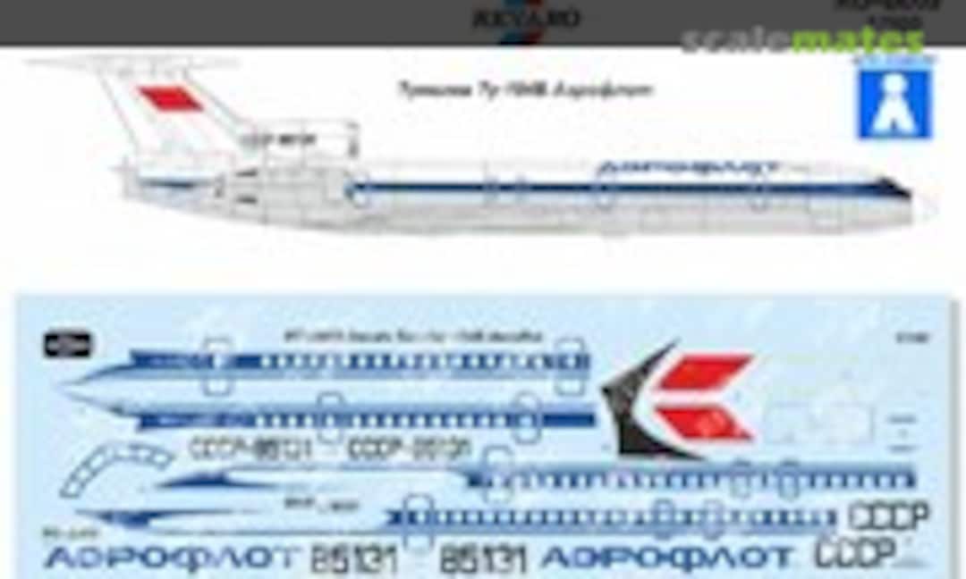 1:100 Tupolev Tu-154B Aeroflot (Revaro RG-B009) RG-B009