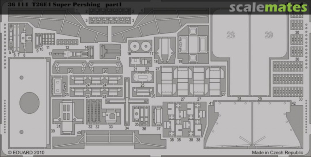 Boxart T26E4 Super Pershing 36114 Eduard Boxart T26E4 Super Pershing 36114 Eduard