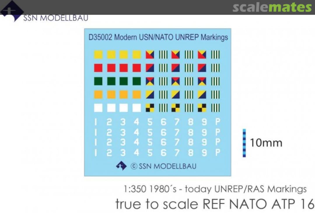 Boxart Modern USN/NATO UNREP Markings SSN-D35002 SSN-Modellbau