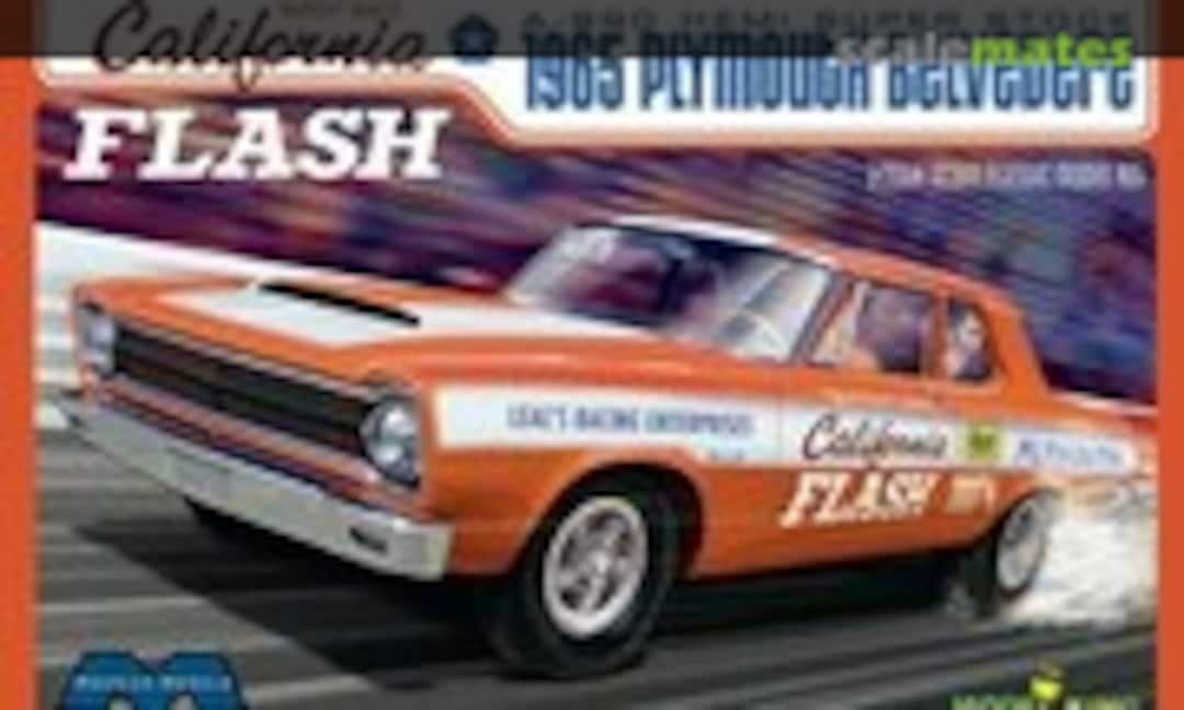 1:25 Butch Leal's California 1965 Plymouth Belvedere A990 Hemi Super Stock Car (Ltd Edition) (Moebius Models 1222)